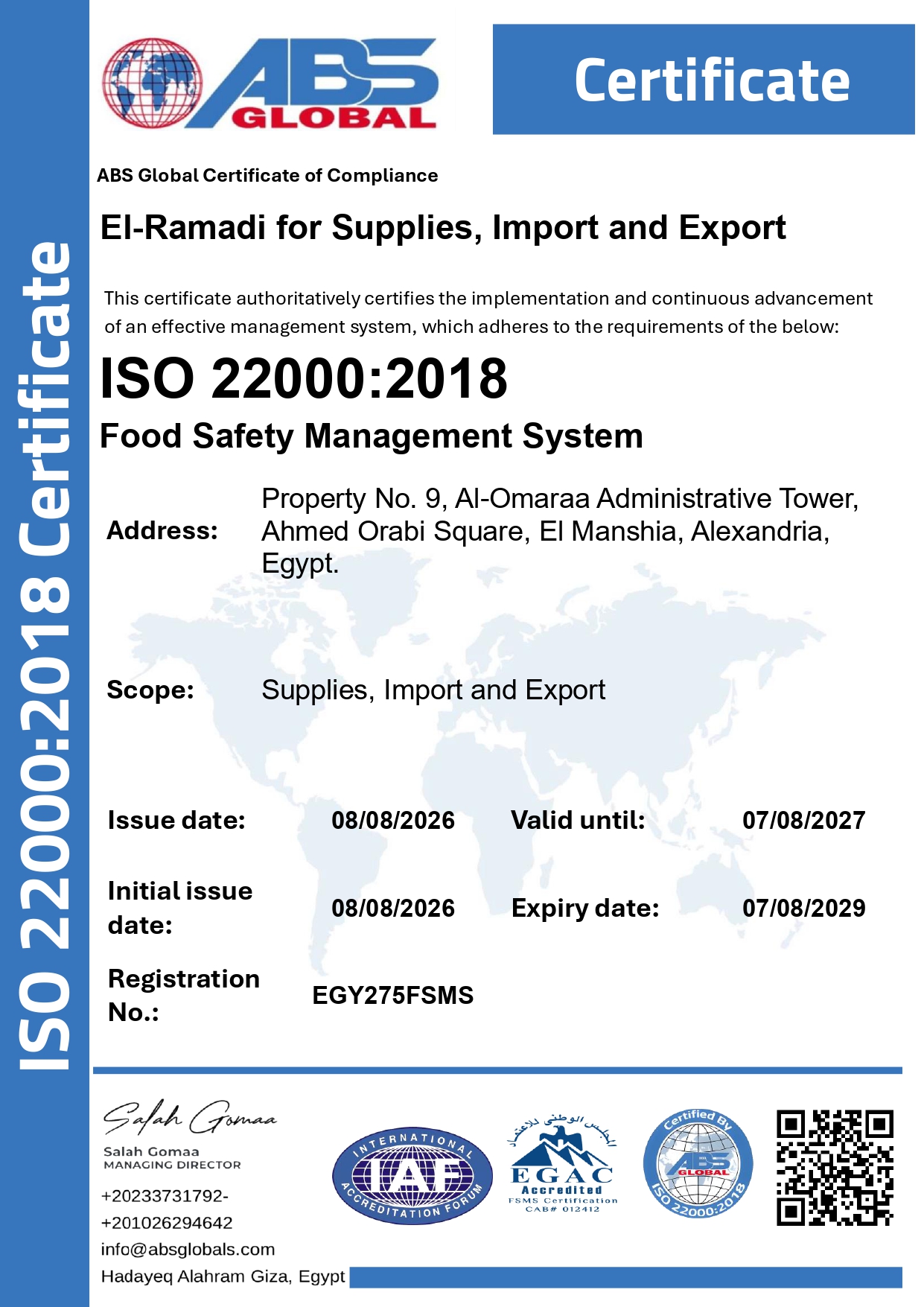 ISO 22000:2018